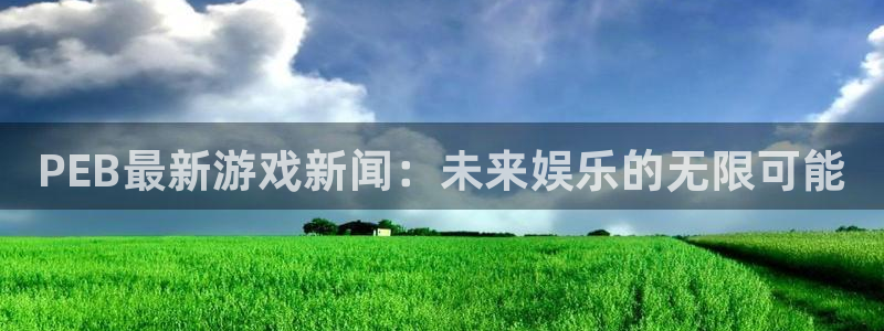 欧博娱乐登录网址：PEB最新游戏新闻：未来娱乐的无限可能